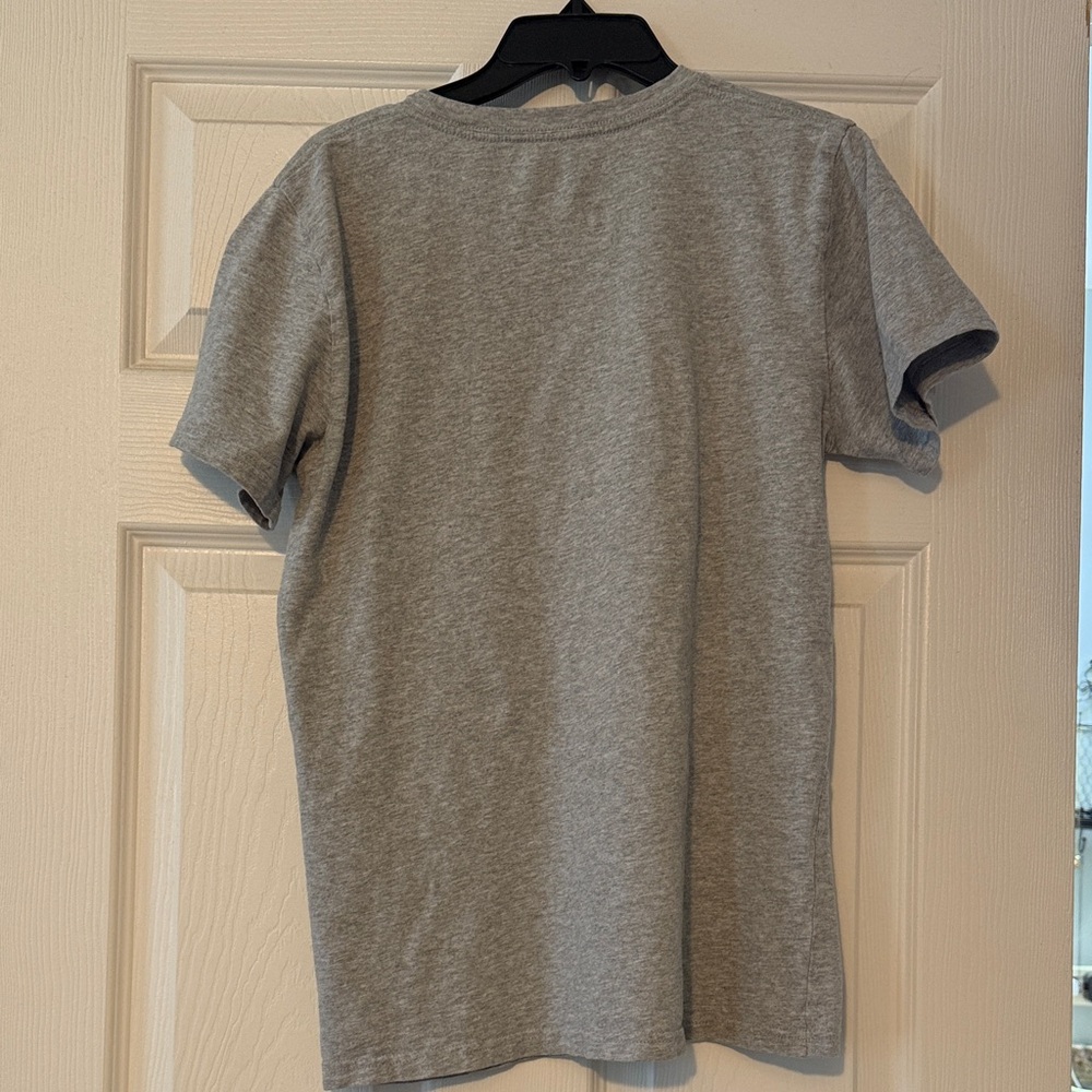 Carhartt Gray Short Sleeve Pocket Tee with Logo Patch - Picture 3 of 4